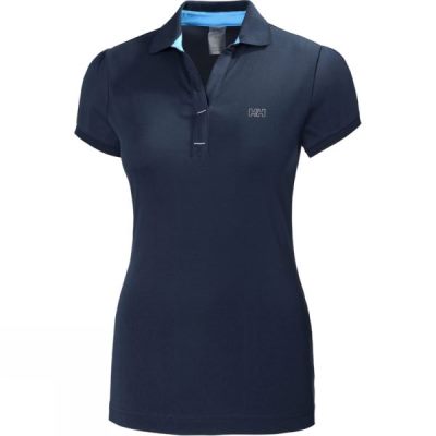 Polo Helly Hansen Breeze Jersey Mujer Azul Marino - Chile BIF364819